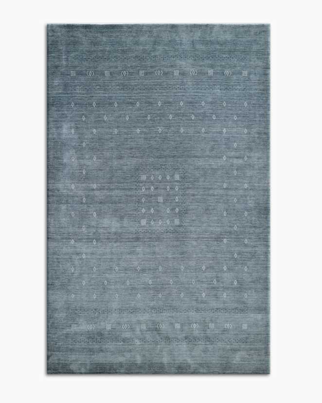 Grey Dakota Hand-Loomed Wool Rug