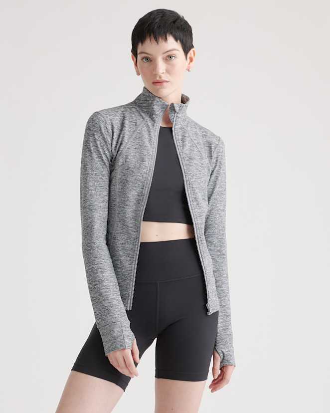 Heather Grey Ultra-Soft Slim Fit Jacket