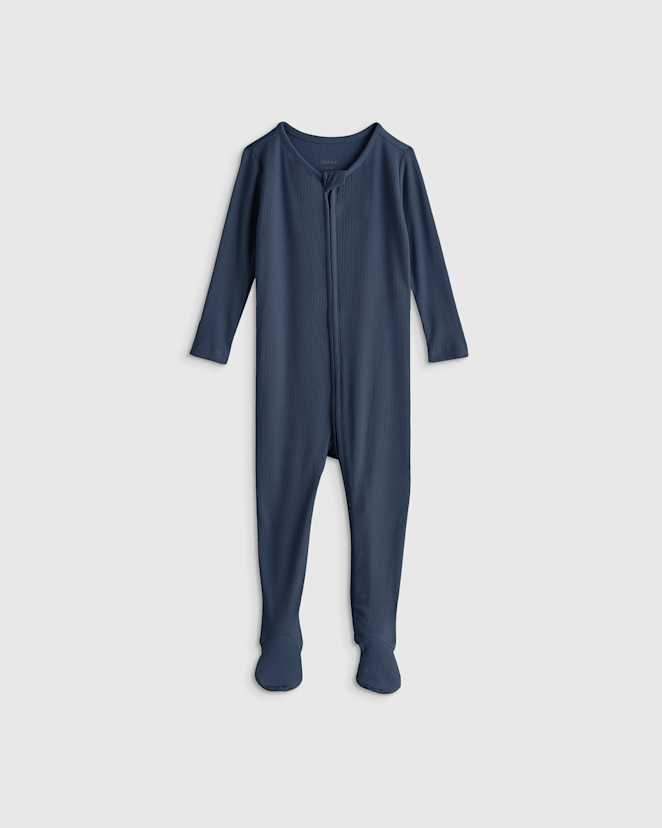 Deep Sea Blue Softest Rib Footie
