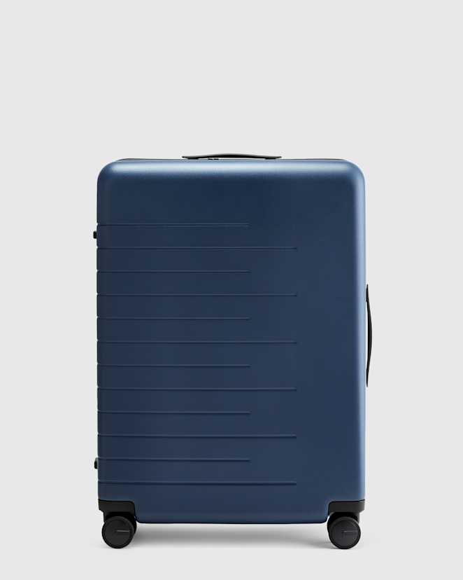 Navy Expandable Large Check-In Suitcase