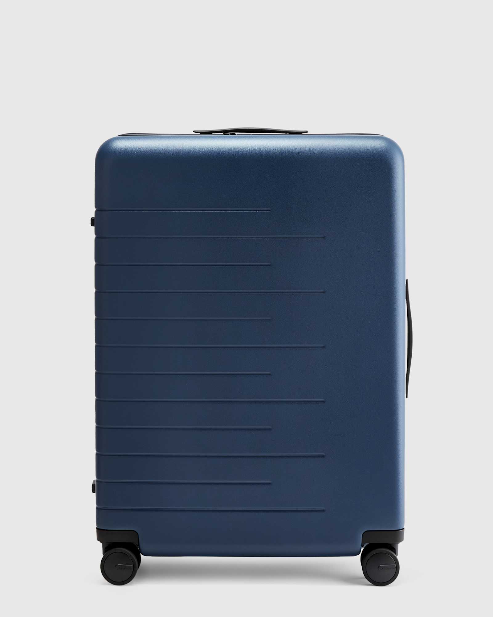 navy Expandable Large Check-In Suitcase
