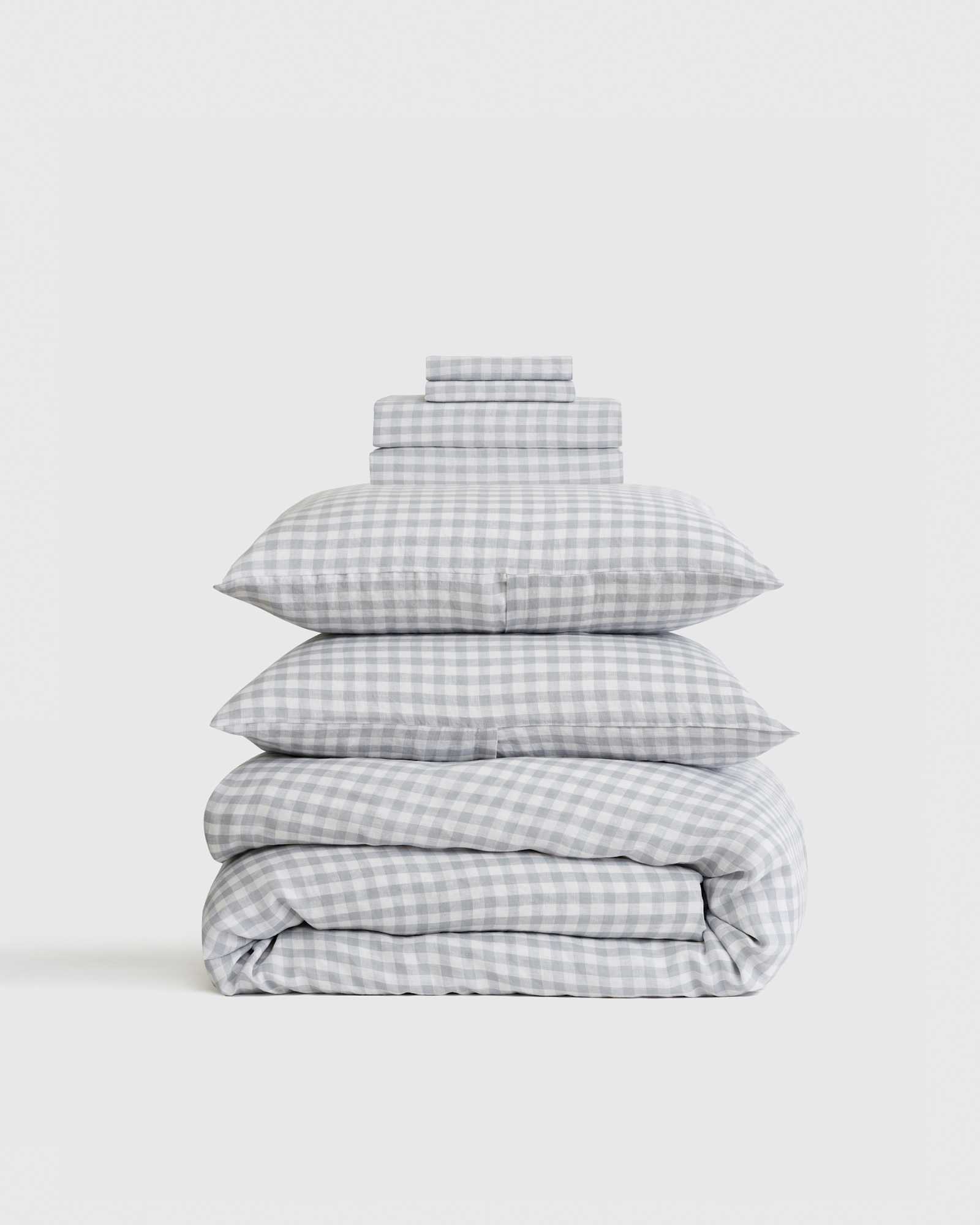linen deluxe blue gingham