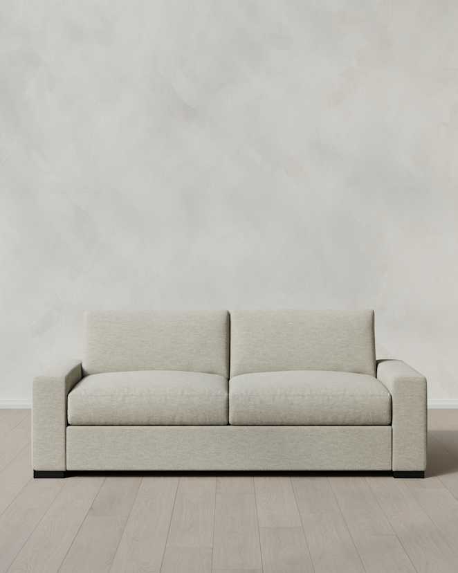 Flax Stillman Sofa in Performance Basketweave