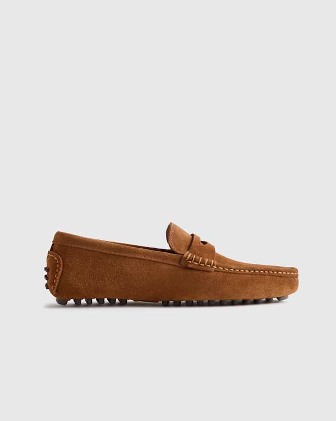 Whiskey Essential Suede Driving Loafer