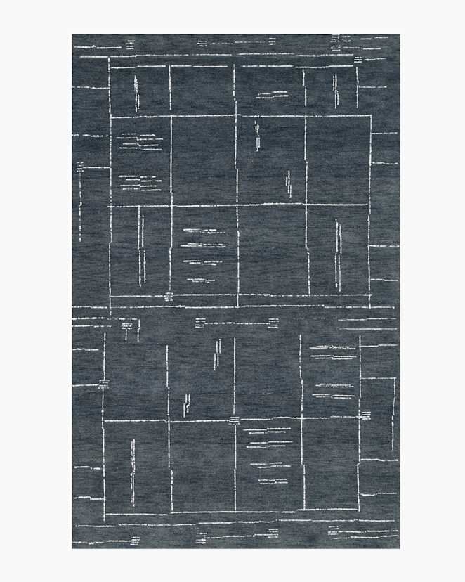 Blue Carson Wool Rug