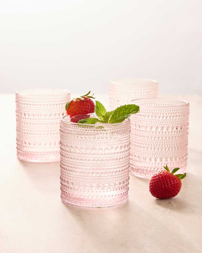 Dusty Pink Jupiter Short Tumbler (Set of 6)