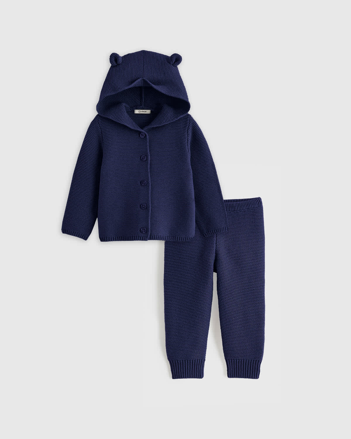 oatmeal 100% Organic Cotton Sweater Set