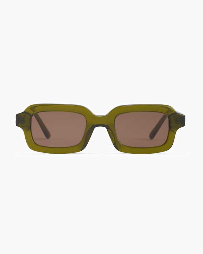 Moss with Brown lens Fiji Polarized Acetate Sunglasses
