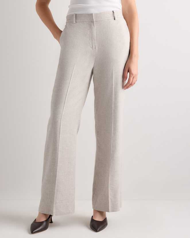 Flax European Stretch Linen Trouser