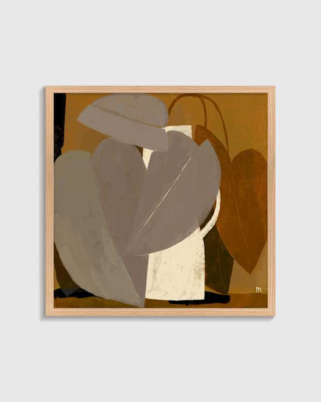 Oak Umber Leaves by Marco Marella