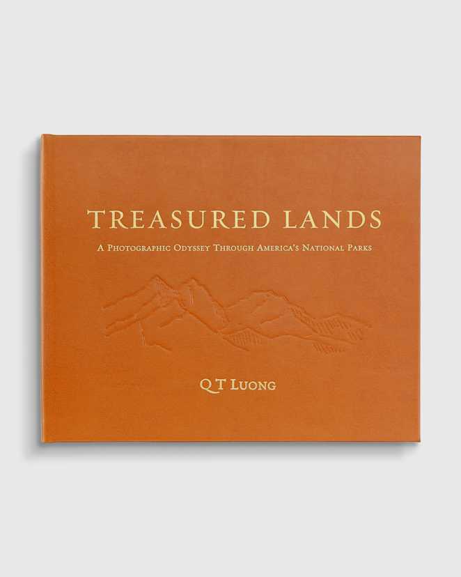 No Color Treasured Lands Leather Bound Book