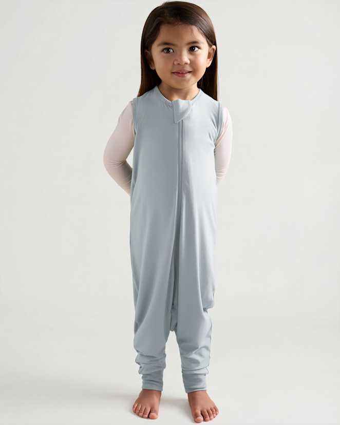 Light Grey Bamboo Sleep Bag Walker 0.5 TOG