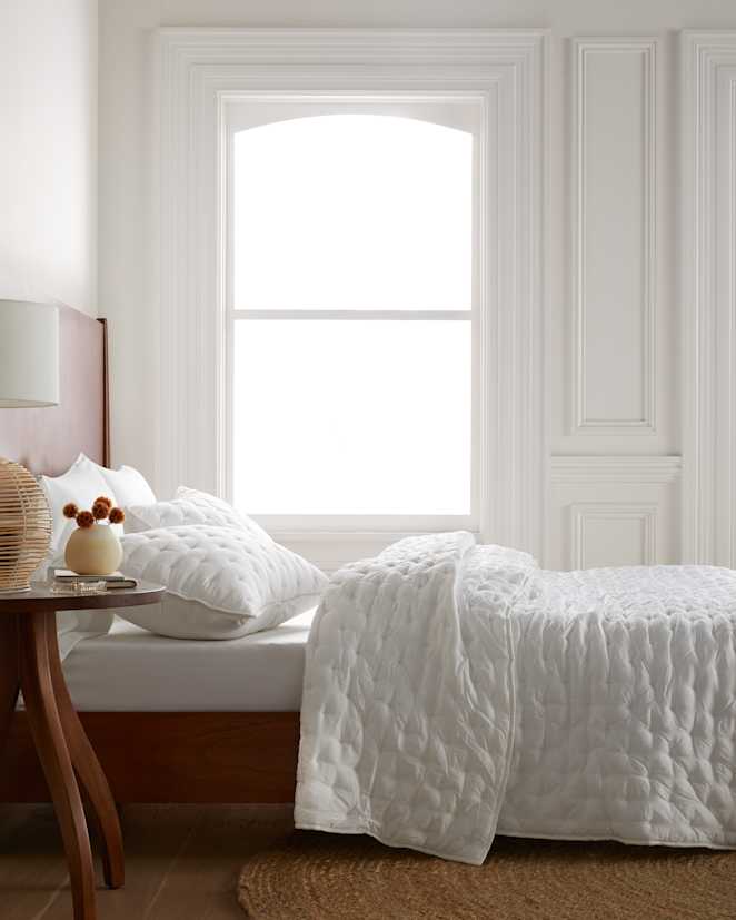 White Bamboo Dream Quilt