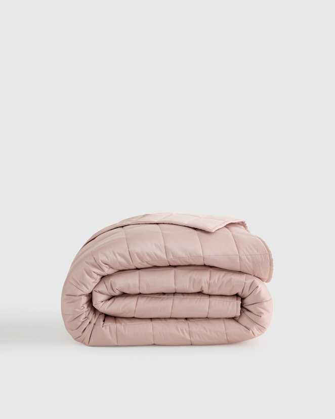 Soft Blush Bamboo Box Quilt