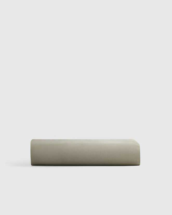 Dried Sage Organic Crisp & Smooth Cotton Fitted Sheet