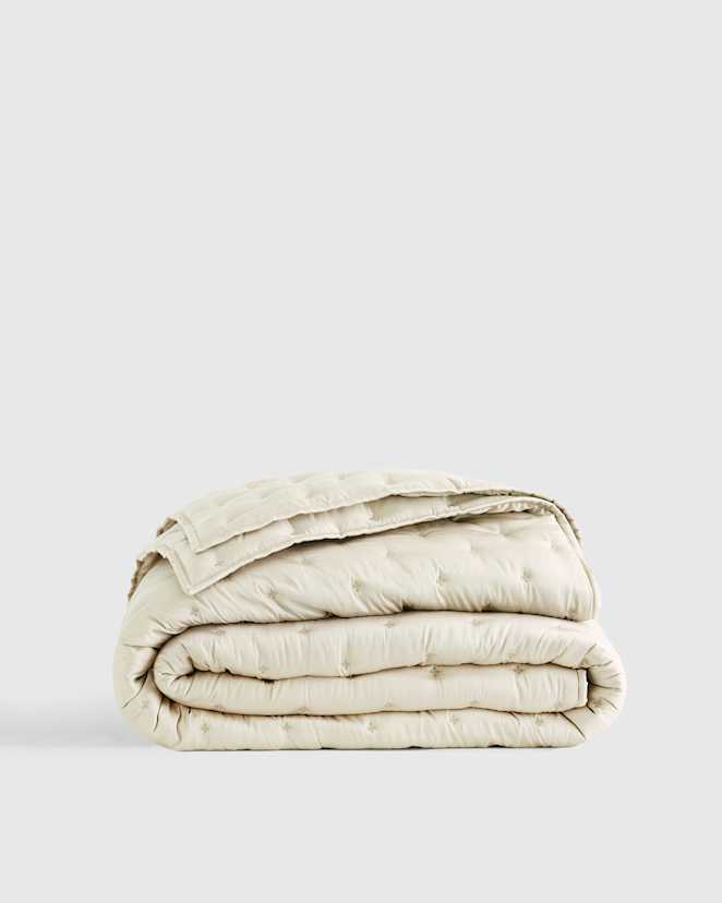 Ivory Bamboo Dream Quilt