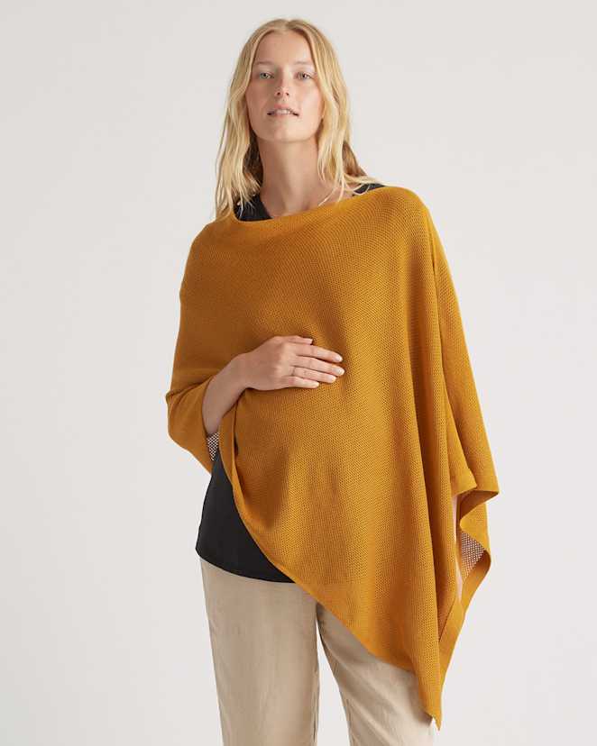 Amber Lightweight Cotton Cashmere Nursing Shawl