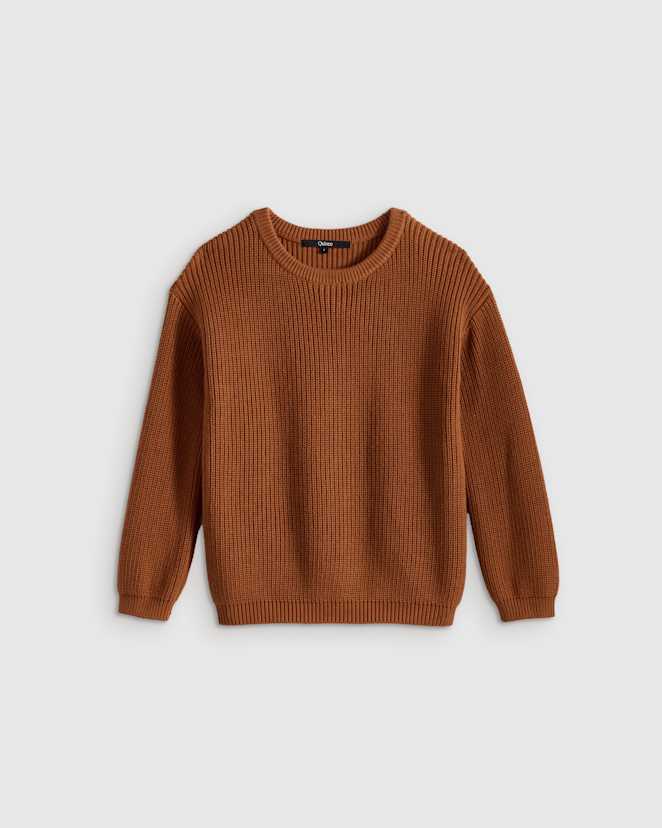 Ginger 100% Organic Cotton Fisherman Tunic Sweater