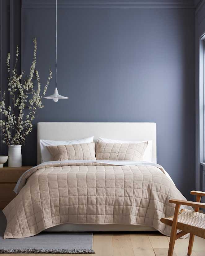 Dune Organic Airy Gauze Box Quilt Set