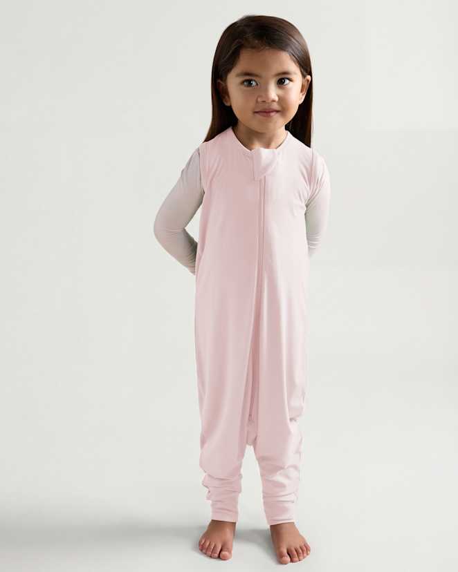 Pale Pink Bamboo Sleep Bag Walker 0.5 TOG
