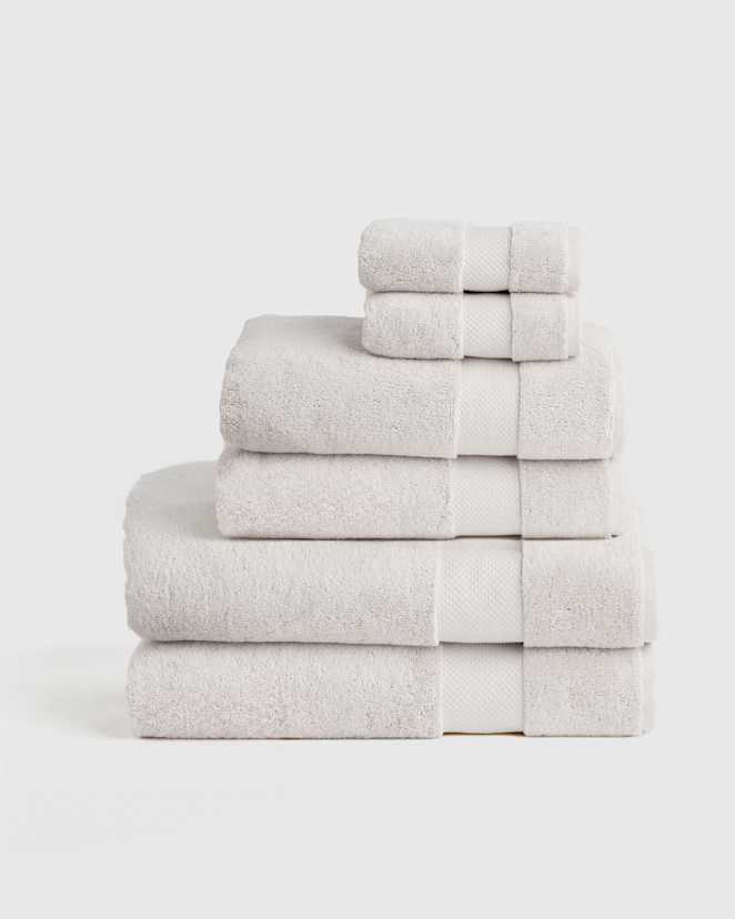 Silver Turkish Ultra Plush Deluxe Bath Bundle