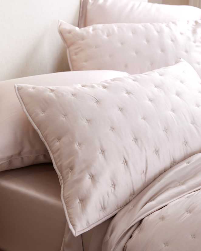 Soft Blush Bamboo Dream Quilted Sham Set