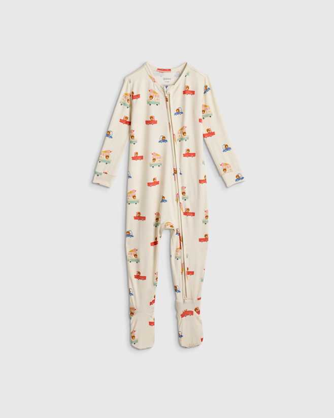 Ice Cream Bears Bamboo Footie Pajama