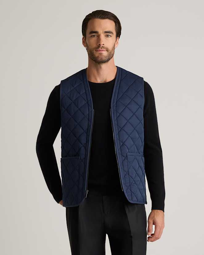 Admiral Featherless Quilted Fleece-Lined Liner Vest