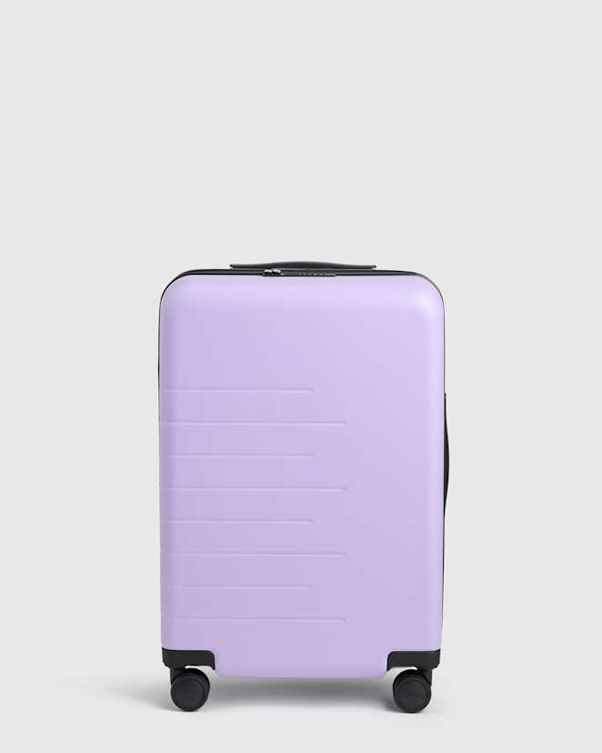 Lavender Expandable Carry-On Suitcase