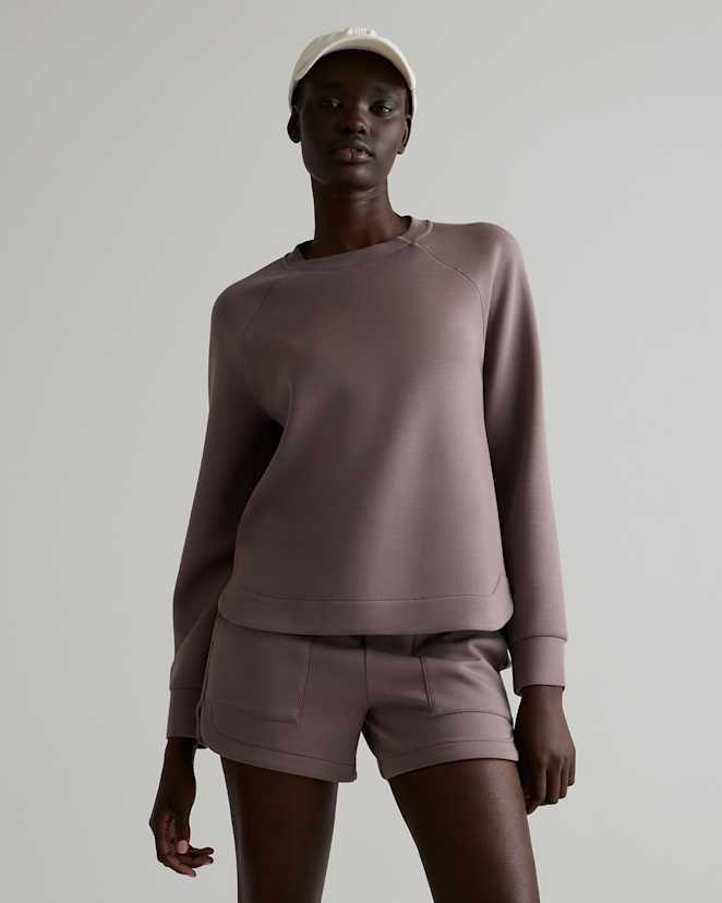Dark Taupe CloudComfort Crewneck Sweatshirt