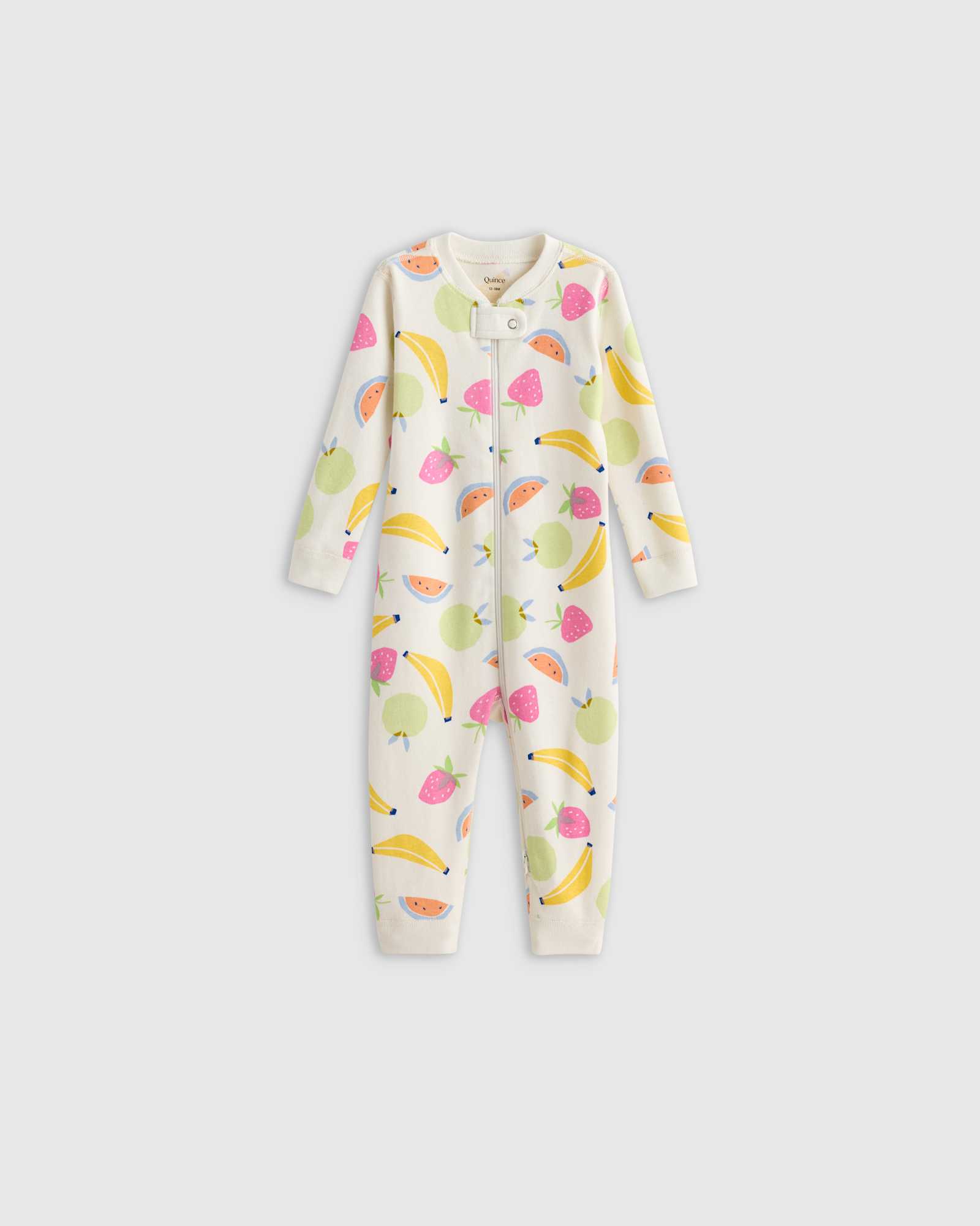 fruit 100% Organic Cotton One Piece Pajama