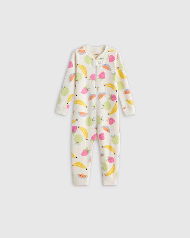 Fruit 100% Organic Cotton One Piece Pajama