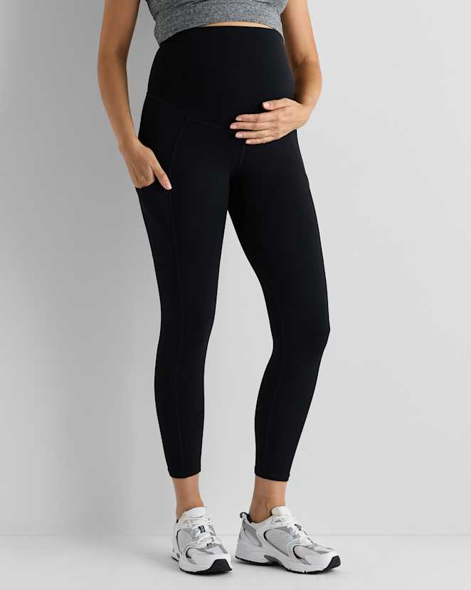 Black Ultra-Form Maternity Pocket Leggings