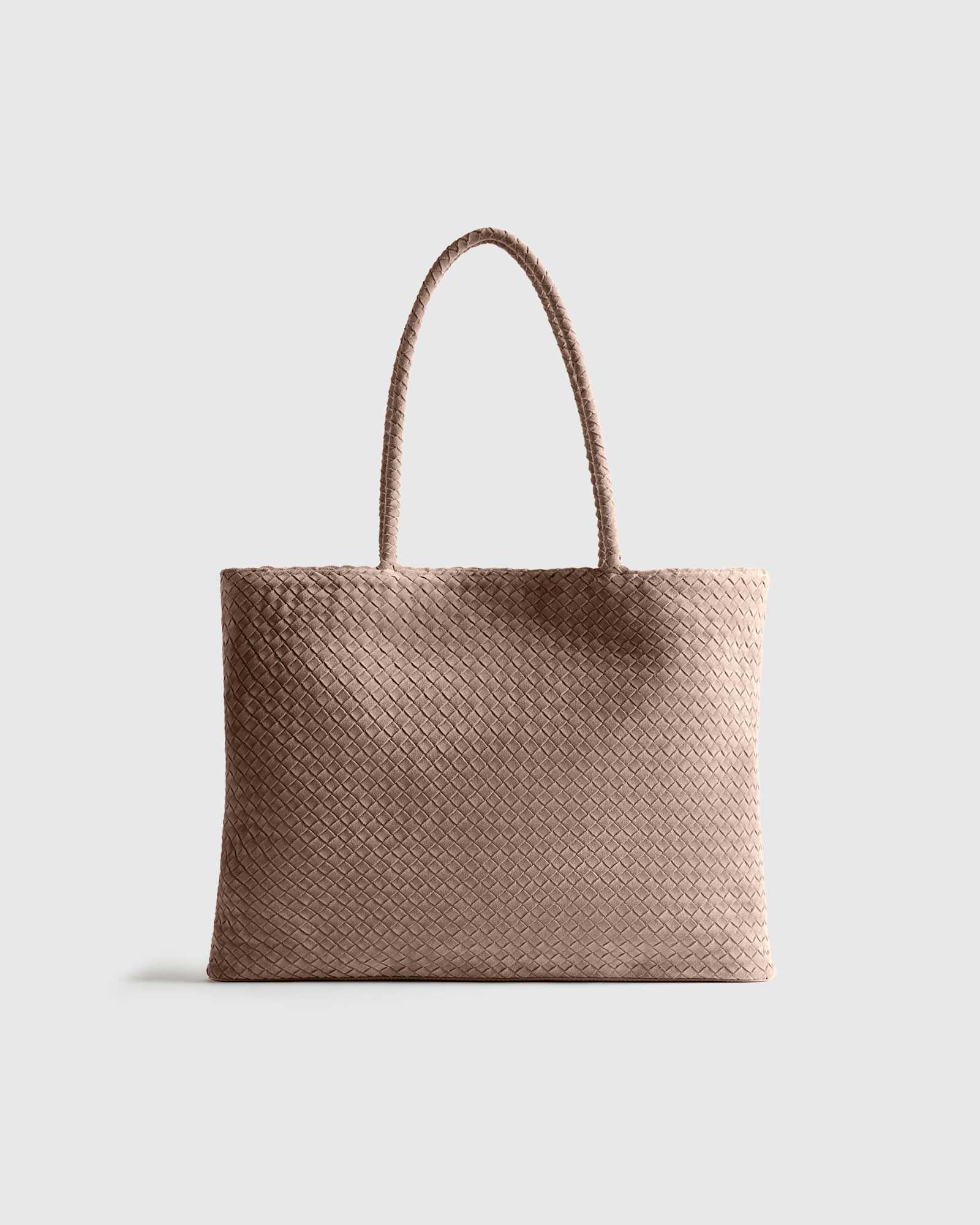 Pebble Cabas Siena tissé à la main en suède