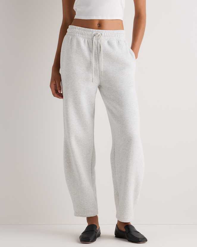 Light Heather Grey Everyday Fleece Barrel Sweatpants