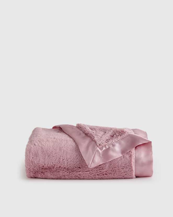 Orchid Silky Plush Baby Blanket