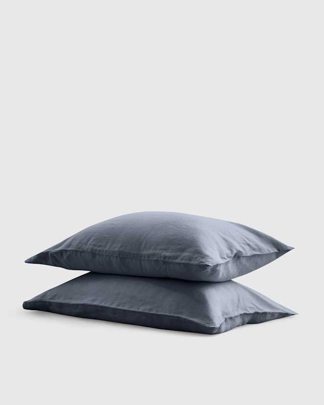 Nightfall European Linen Pillowcase Set