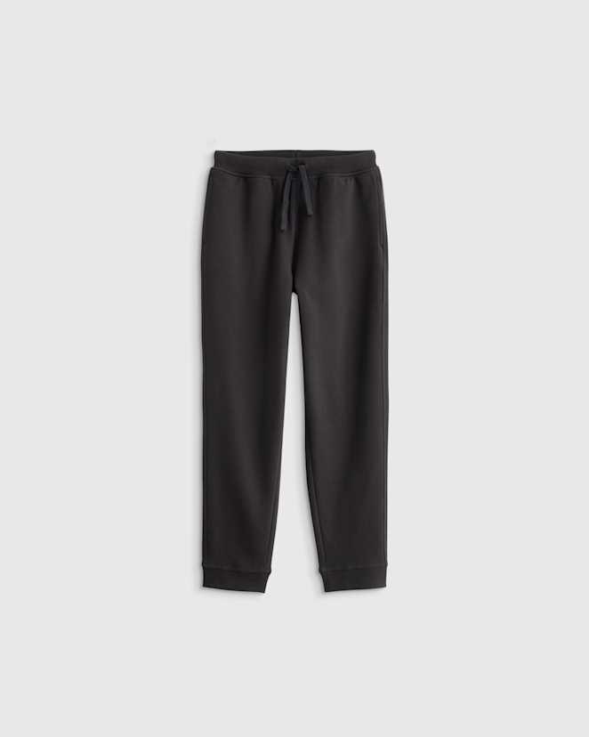 Black Organic Cotton French Terry Joggers