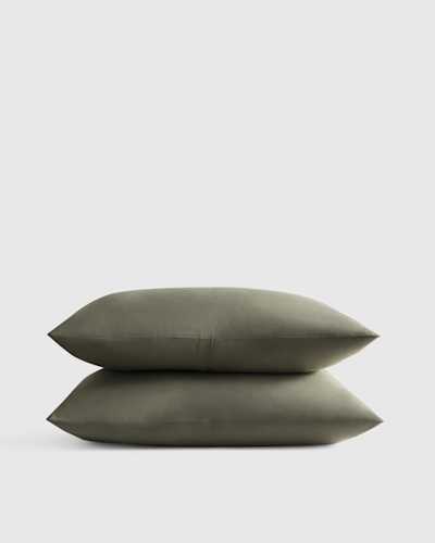 Organic Crisp Percale Sham Set