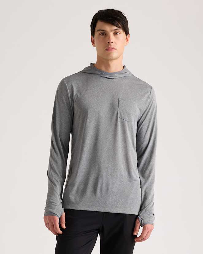 Dark Heather Grey Ultra-Light Performance Hoodie
