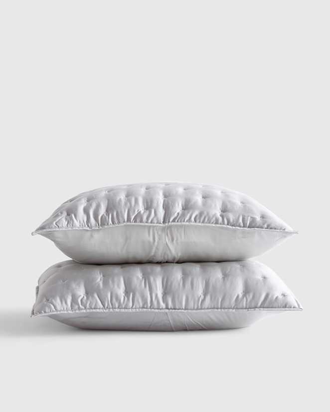 Light Grey Bamboo Dream Quilted Sham Set