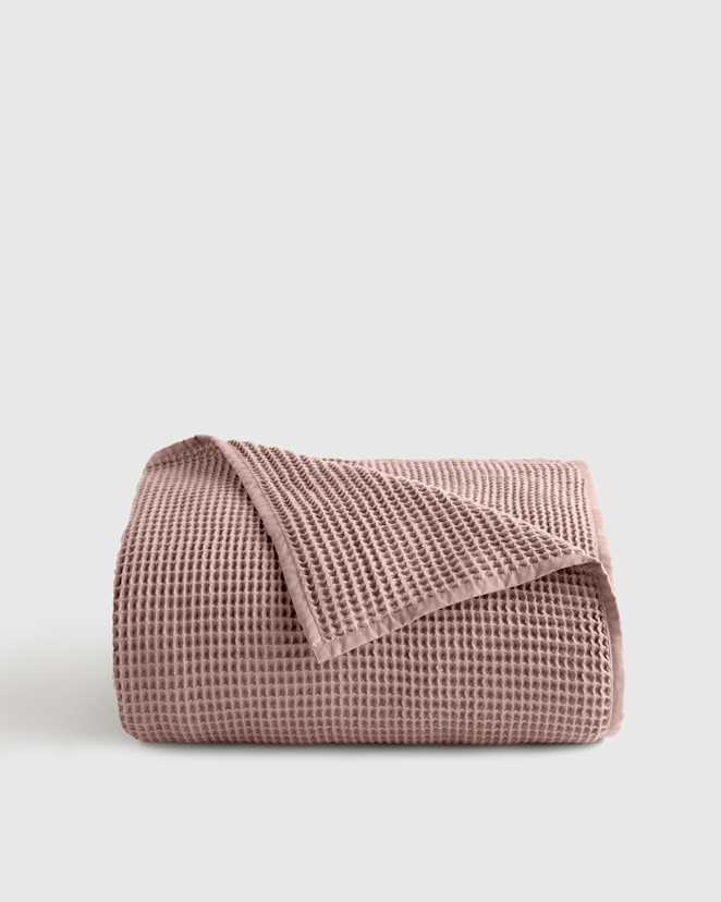 Fig Couverture en tissu gaufré de coton biologique