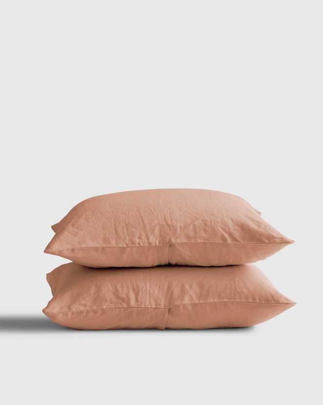 Desert Sunset European Linen Sham Set