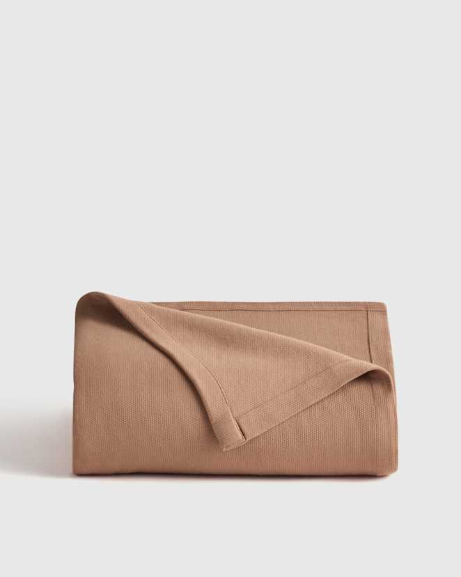 Rust Luxury Organic Cotton Bed Blanket