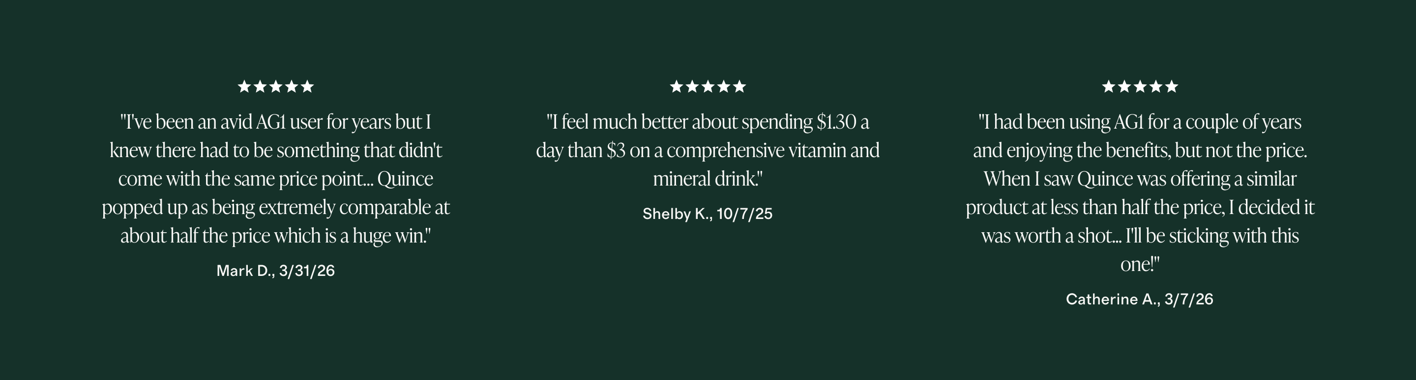 Reviews 1