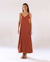 Vintage Wash Tencel Slip Dress TRC