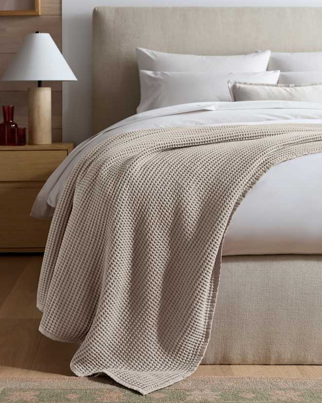 Dove Organic Waffle Bed Blanket