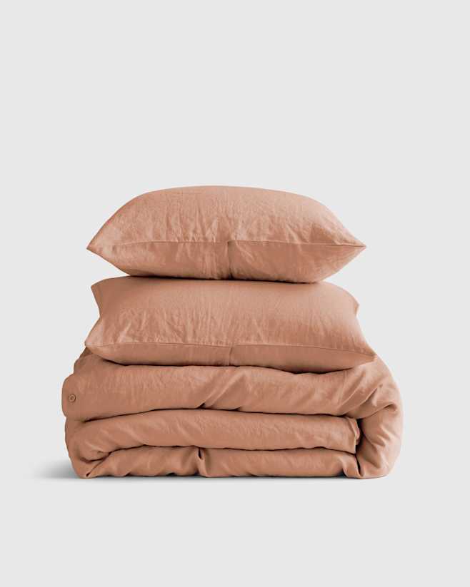 Desert Sunset European Linen Duvet Cover Set