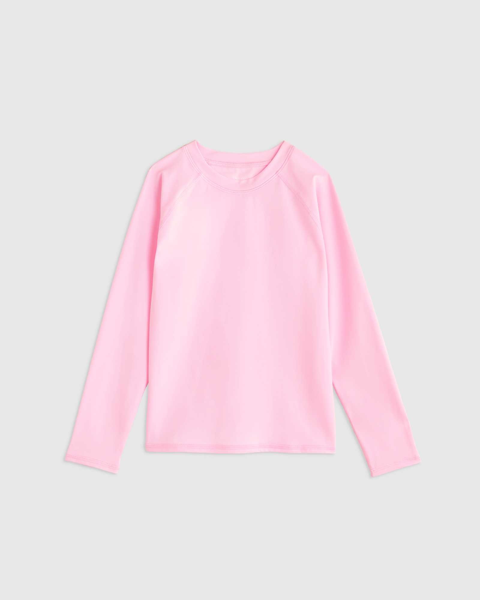 Bouquet Pink Long Sleeve Raglan Rash Guard