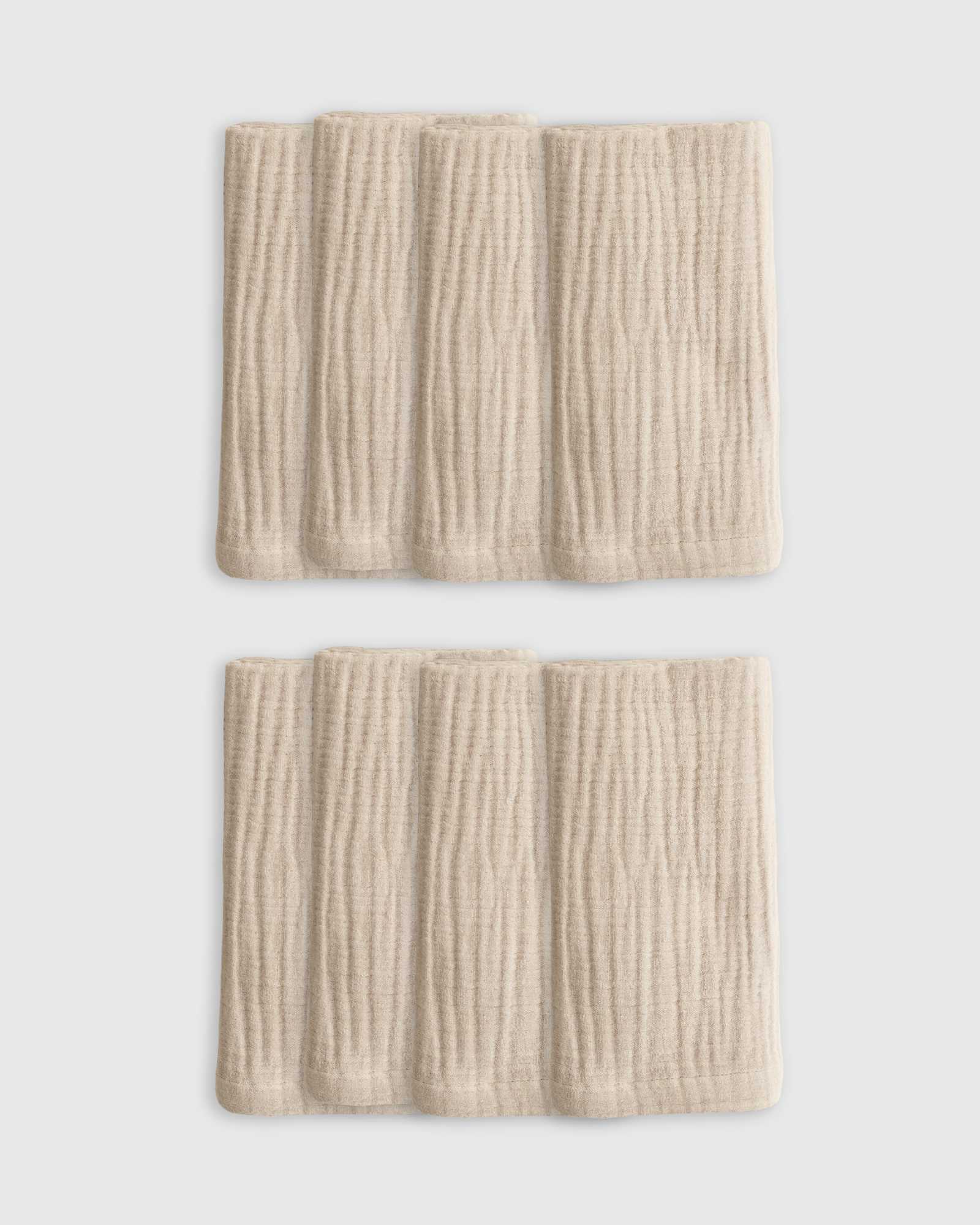 Dune Organic Cotton Gauze Napkins (Set of 8)